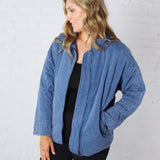 Ellery Quilted Jacket - Denim FINAL SALE