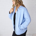 Ellery Quilted Jacket - Sky Blue FINAL SALE