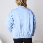 Ellery Quilted Jacket - Sky Blue FINAL SALE