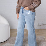 Eloise Stretch High Rise Wide Leg - Wide Devil