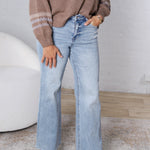 Eloise Stretch High Rise Wide Leg - Wide Devil