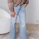 Eloise Stretch High Rise Wide Leg - Wide Devil