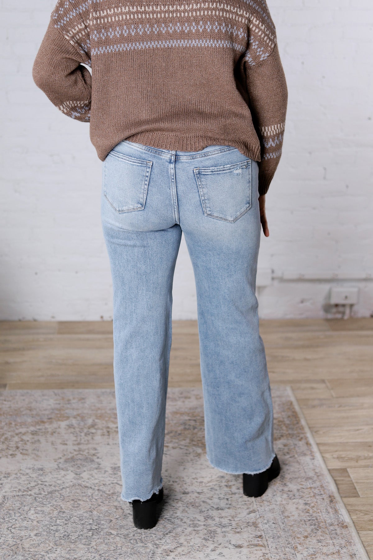 Eloise Stretch High Rise Wide Leg - Wide Devil