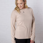 Elowyn Brushed Crew Neck - Mocha - FINAL SALE