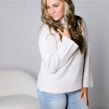 Emerge Funnel Neck Sweater by Z Supply - Turtle Dove