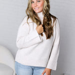Emerge Funnel Neck Sweater by Z Supply - Turtle Dove FINAL SALE