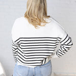 Emilia Striped Knit Sweater