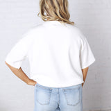 Emma Modal Luxe Basic Top - Cream