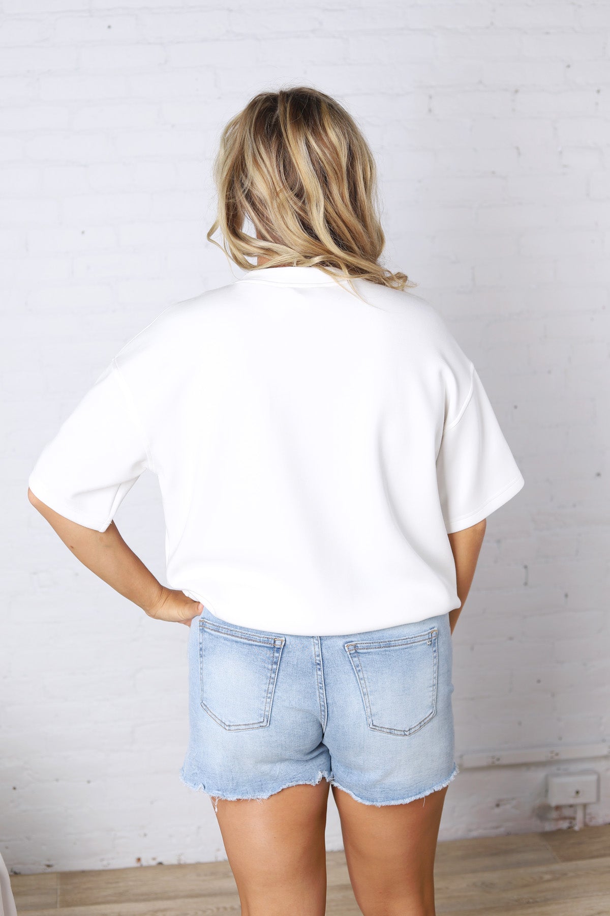 Emma Modal Luxe Basic Top - Cream