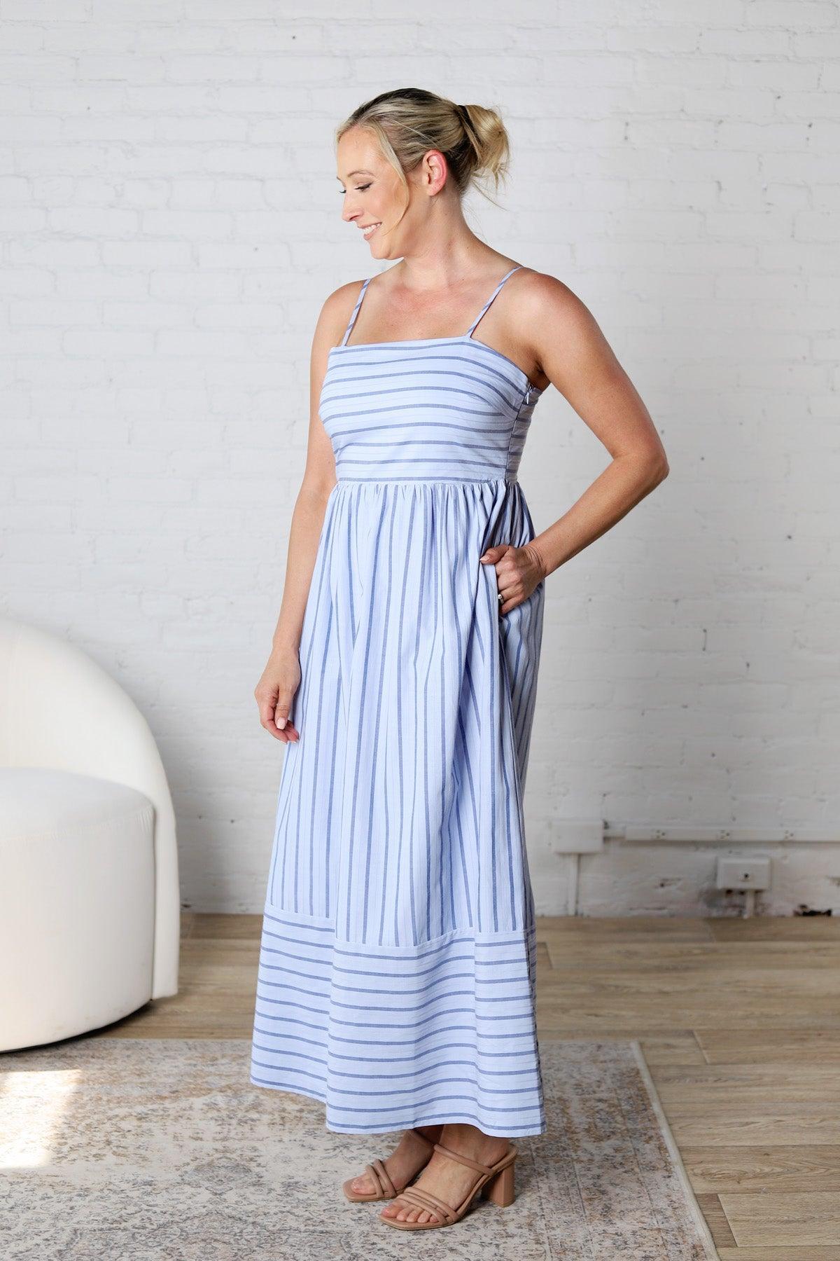 Emryn Stripe Maxi Dress