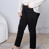 Esme Mid Rise Ankle Straight Denim - Gentle Night