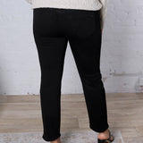 Esme Mid Rise Ankle Straight Denim - Gentle Night