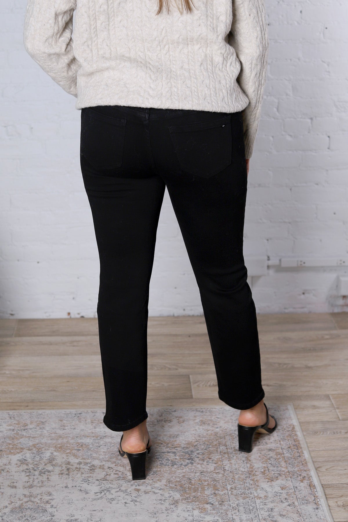 Esme Mid Rise Ankle Straight Denim - Gentle Night FINAL SALE