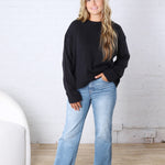 Esti Loose Fit Sweater - Navy