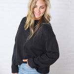 Esti Loose Fit Sweater - Navy