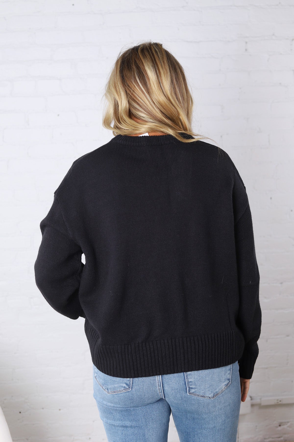 Esti Loose Fit Sweater - Navy