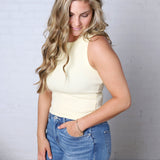 Evie Tank - Butter Yellow