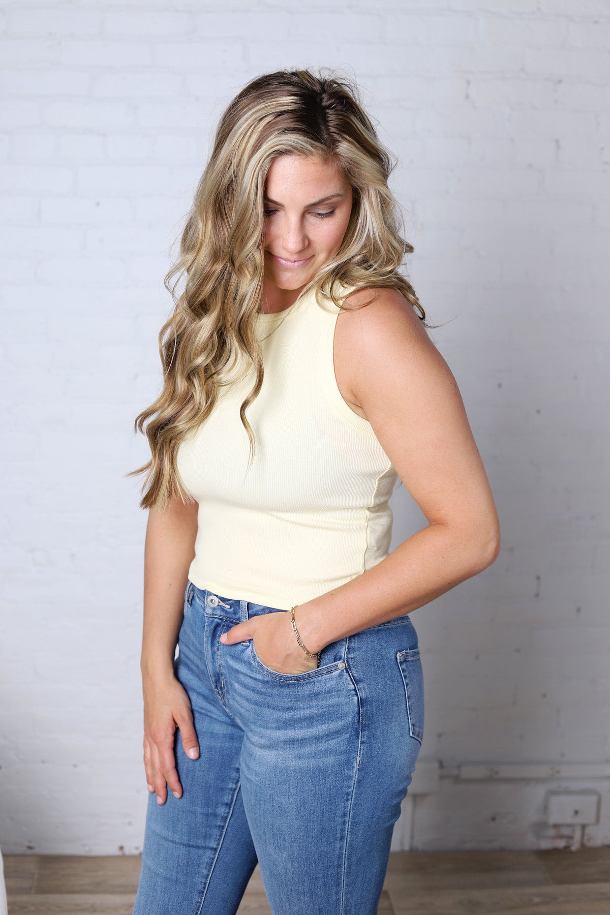 Evie Tank - Butter Yellow