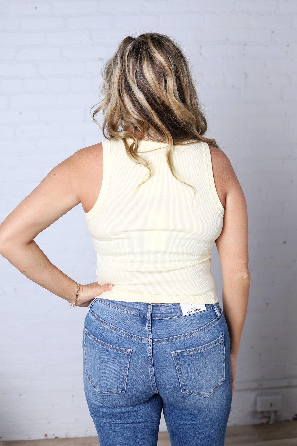 Evie Tank - Butter Yellow