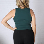 Evie Tank - Forest Green