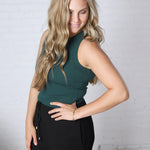 Evie Tank - Forest Green
