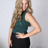 Evie Tank - Forest Green