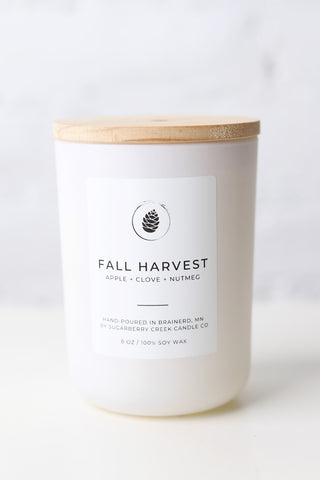 Fall Harvest Soy Wax Candle - 8 oz