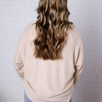Farren Boat Neck Top - Taupe