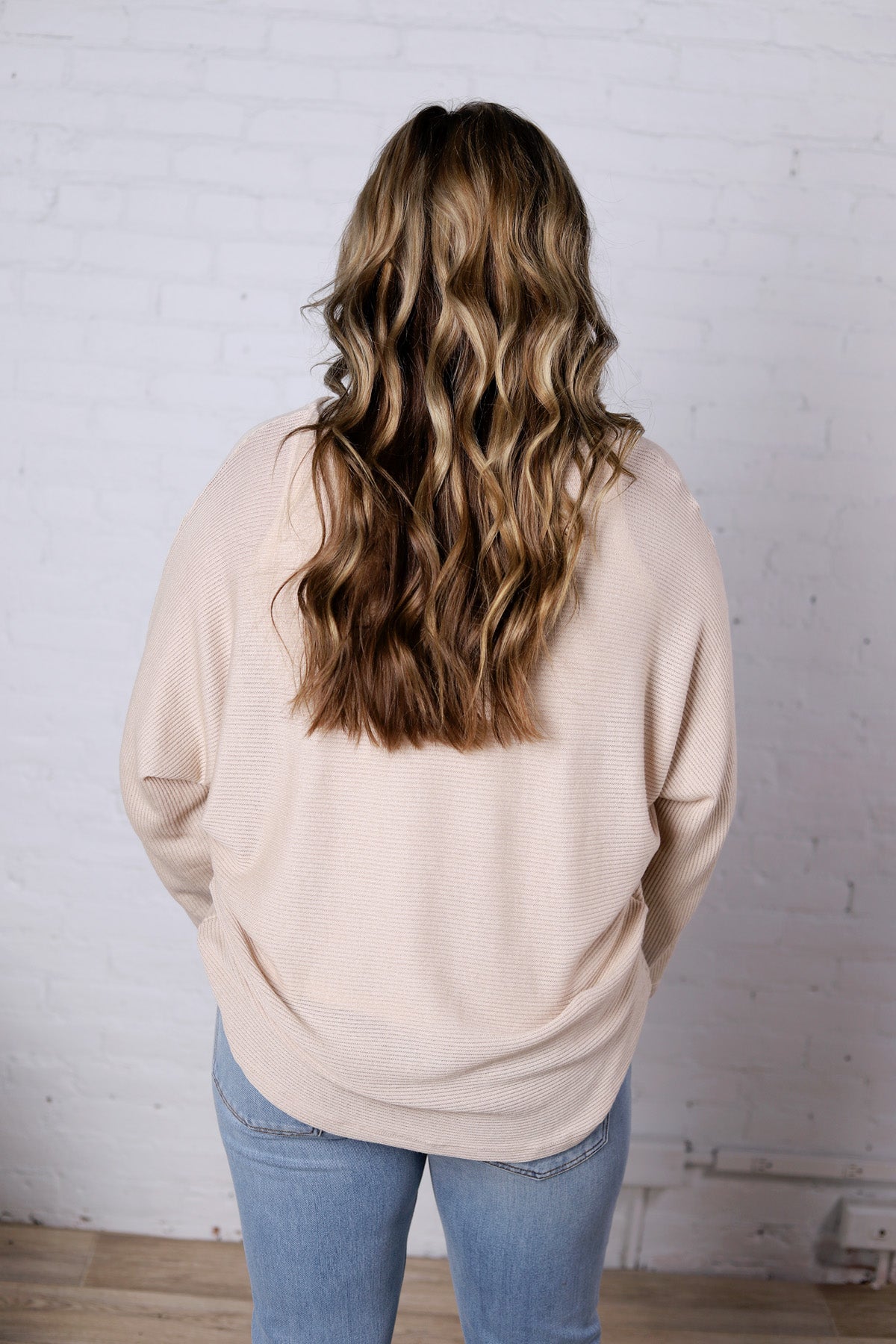 Farren Boat Neck Top - Taupe