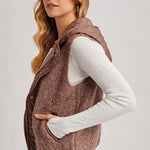 Farynne Sherpa Vest - Mocha