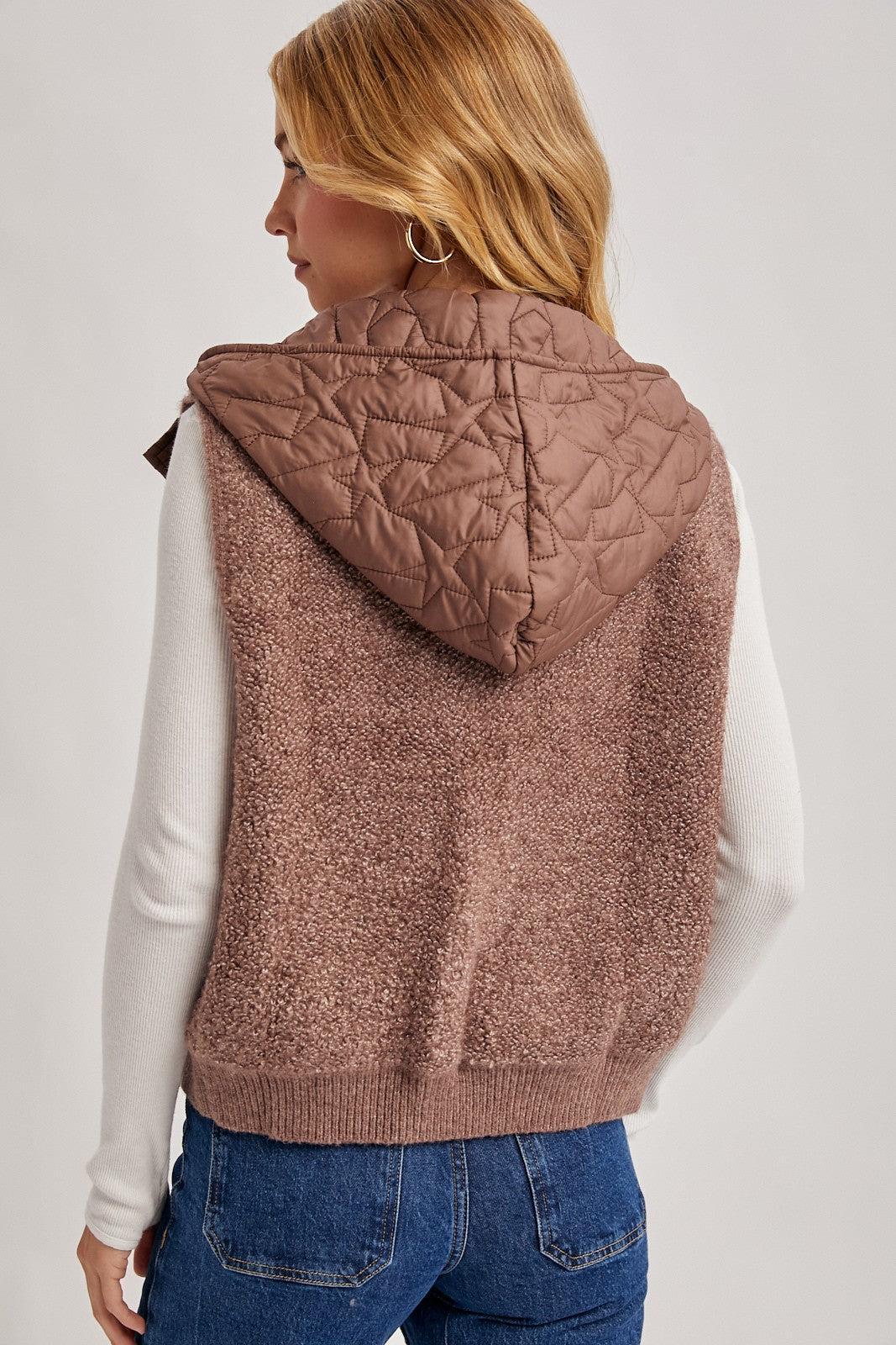 Farynne Sherpa Vest - Mocha