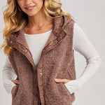 Farynne Sherpa Vest - Mocha