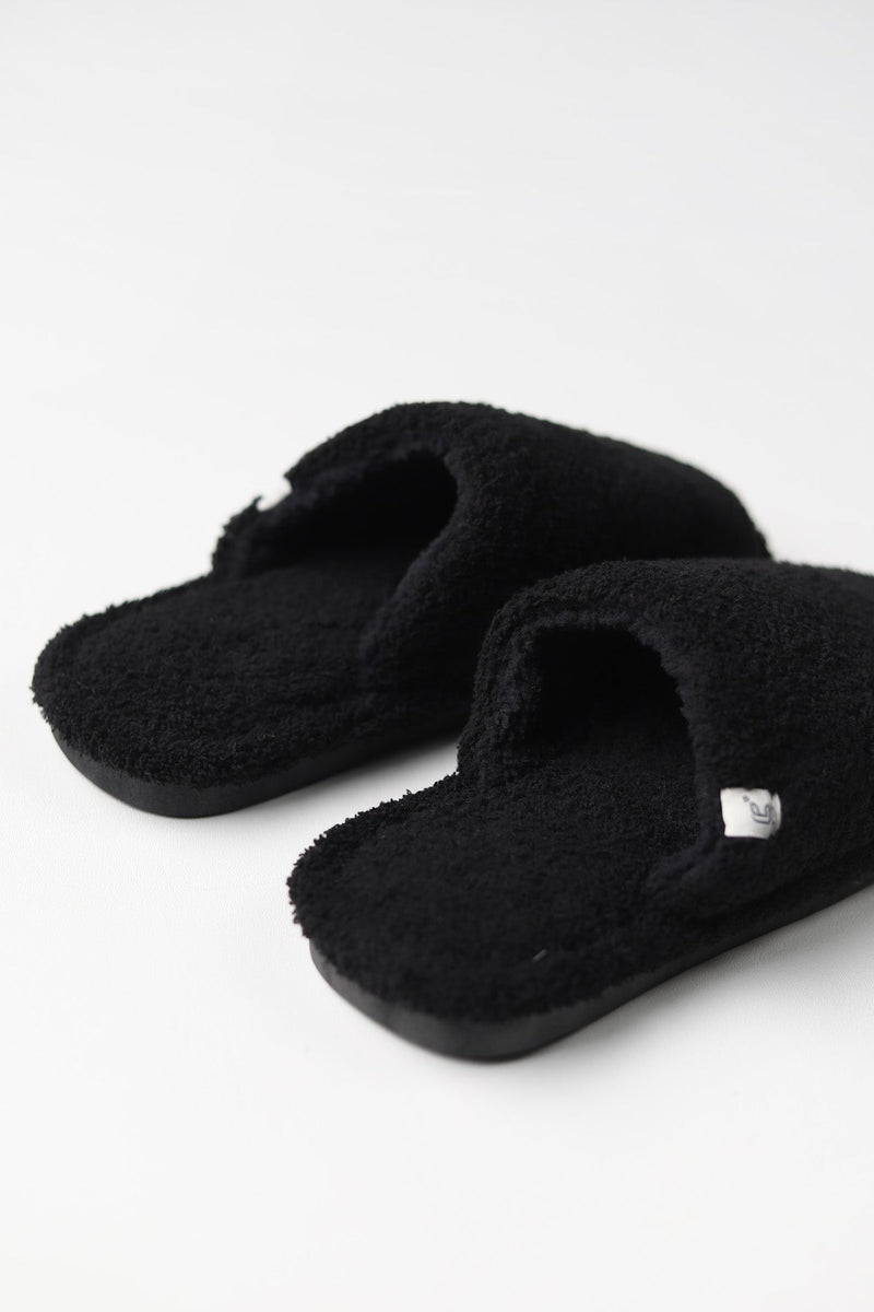 Fauna Black Slippers
