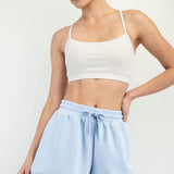 Faylen Modal Luxe Casual Shorts - Frost