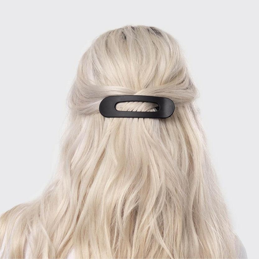 Flat Lay Claw Clip 2 Piece - Black & Tortoise