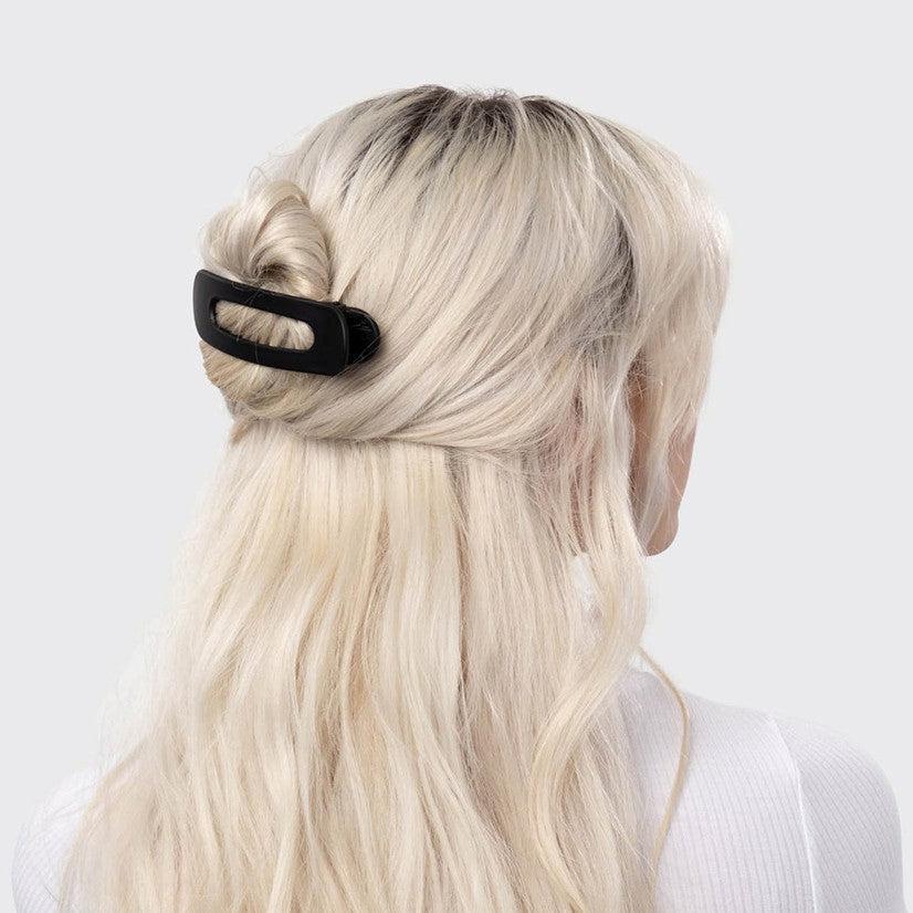 Flat Lay Claw Clip 2 Piece - Black & Tortoise