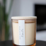 Fraser Fir 12 oz Soy Candle / Tinted Glass