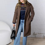 Freja Fair Isle Pullover - Navy