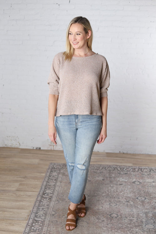 Fritzie Long Sleeve Knit Top