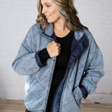 Fritzie Quilted Denim Washed Jacket