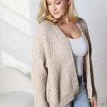 Gaia Knitted Open Front Cardigan