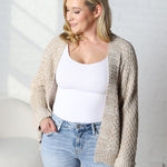 Gaia Knitted Open Front Cardigan