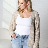 Gaia Knitted Open Front Cardigan