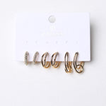 Georgina Trio Huggie Earring Set - Gold