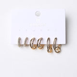 Georgina Trio Huggie Earring Set - Gold