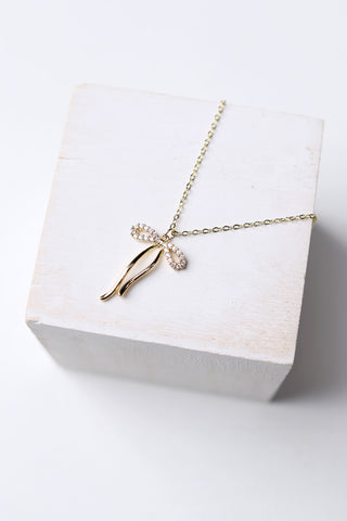 Gia Bow Necklace