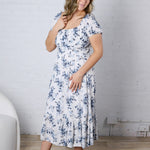 Gwenna Floral Print Midi Dress