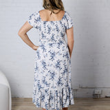 Gwenna Floral Print Midi Dress