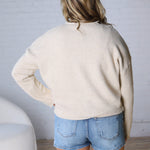 Haisley Button-Up Cardigan - Sand