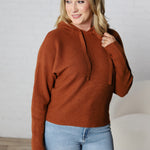 Haisley Hoodie Dolman Sweater - Toffee